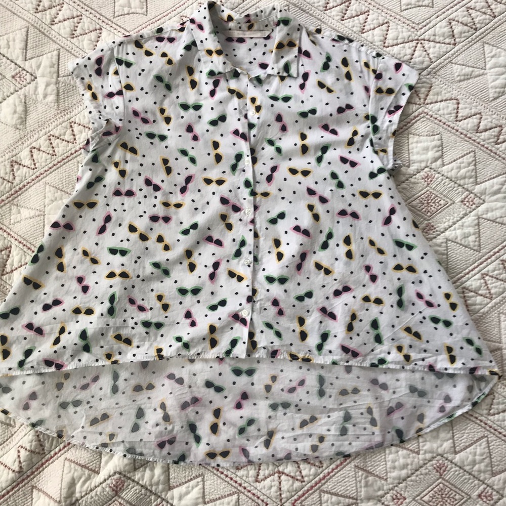 Zara hi-low trapeze top